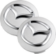Комплект автомобильных колпаков (заглушек) на литые диски Mazda 167-CAP Silver 57/57 мм 2 шт (RCS-167-CAP) - изображение 1