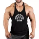 Майка чоловіча з вузькими бретелями "Powerhouse Gym" чорна М - зображення 1