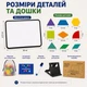 Магнитная геометрическая мозаика Танграм для детей, деревянный развивающий конструктор с магнитной доской и фигурами, 120 деталей - изображение 7