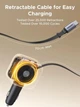 Автомобильное зарядное устройство UGREEN 60W 2C1A Car Charger с встроенным кабелем Black (EC602) - изображение 6