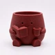 Кашпо 3D More Книголюб 8.4x8.8x5.9 см 100 мл Бордовый - изображение 1