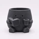 Кашпо 3D More Книголюб 8.4x8.8x5.9 см 100 мл Серый - изображение 1