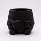 Кашпо 3D More Книголюб 12x12.6x8.4 см 450 мл Черный - изображение 1