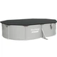 Каркасный бассейн Bestway 56369 610х360х122 см овальный 19229 л с песочным фильтром лестницей тентом и подстилкой - изображение 9