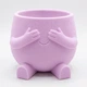 Кашпо 3D More Хованки 8.1x8.3x5.8 см 100 мл Бузковий - зображення 1