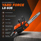 Аккумуляторная цепная пила YARD FORCE LS G35, шина 35 см - изображение 4