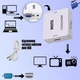 Конвертер переходник видео и аудиосигнала c VGA to HDMI A-Plus усиление сигнала, поддержка на выходе до 1080p - изображение 1