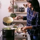 Ківш з кришкою KitchenAid Steel Core, 16 см, 1,3 л, матовий чорний - зображення 3