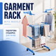 Напольная сушилка для вещей Garment Rack With Wheels — - изображение 1