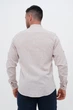 Рубашка лен стойка Trend Collection U02-152 бежевый L - изображение 7