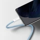 Кабель Baseus Dynamic Series Fast Charging Type-C to Type-C 100W (1m) blue - зображення 5