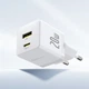 МЗП Baseus Palm Fast Charger Type-C+USB 20W (With Cable Type-C to Type-C 60W 1m) white - изображение 18
