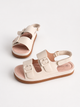Босоніжки з пряжками в стилі Birkenstock Жіночі L.Trendy Світло-бежевий 40 (26 см) Код: wl2028 beige - зображення 4