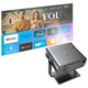 Умный проектор Hoco DT5 1080P для домашнего кинотеатра и бизнес-презентаций с WiFi Bluetooth фокусировкой - изображение 2