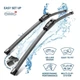 Щітки склоочисника HELLA 9XW358164231 Volkswagen Passat; Audi A4; Jaguar XK; Jeep Patriot, Grand Cherokee; Smart Fortwo; Volvo V70, C70, XC70, S90, V90; Peugeot 206; Renault Clio; Nissan Maxima; Mercedes Sprinter - изображение 4