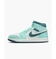 Кроссовки женские Jordan Air 1 Mid Se Shoes Turquoise/White 38 DZ3745-300 - изображение 2