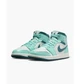 Кроссовки женские Jordan Air 1 Mid Se Shoes Turquoise/White 38 DZ3745-300 - изображение 6