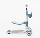 Самокат 2в1 з сидінням Best Scooter Skyper T, Blue 9892/40 - изображение 2