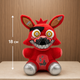 Мягкая плюшевая игрушка Nightmare Foxy Five Nights at Freddy's (FNAF) 18 см — коллекционный аниматроник Фокси для детей и фанатов игры - изображение 3