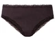 Трусики-слип набор 5 шт. хлопковые кружевные для женщины Esmara LYCRA® 434555_464787 M Черный - изображение 3