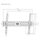 Кронштейн ITech PLB3 VESA 600 × 400 37–86" наклонный настенный(TO_00-00007362) - изображение 5