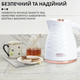 Електрочайник дисковий 1,7л, білий(SK1047)(Sokany) - зображення 7