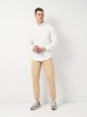 Брюки чино из хлопка Zara 706306710p08 W30 бежевые (100010841) - изображение 3