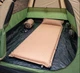 Надувной матрас с подушкой и встроенным насосом, 190х65х3 см, наполнитель Memory Foam, самонадувающийся, с чехлом для переноски, надежный материал, бежевый - изображение 1
