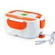 Ланч бокс электрический с подогревом Lunch Heater 220V Pro, контейнер для еды с отсеками. Цвет: оранжевый - зображення 4