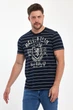 Футболка з принтом Trend Collection 35684 Темно-синій (LACIVERT) XL - зображення 8