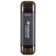 Портативний SSD Transcend 512GB USB 3.1 Gen 2 Type-A + Type-C ESD310 Чорний - зображення 1