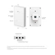 Точка доступа TP-LINK EAP725 WALL BE3600, 1xGE, PoE - изображение 6
