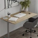 Стол письменный Space Ferrum-decor 750x1000x700 Серый металл ДСП Дуб Евок Прибрежный 16 мм (SPACE046) - изображение 6