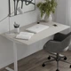 Стол письменный Space Ferrum-decor 750x1000x600 Белый металл ДСП Кашемир 16 мм (SPACE029) - изображение 2