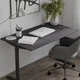 Стол письменный Space Ferrum-decor 750x1000x600 Черный металл ДСП Каштан Арвадонна 16 мм (SPACE001) - изображение 4