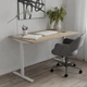 Стіл письмовий Space Ferrum-decor 750x1000x600 Білий метал ДСП Дуб Евок Прибережний 16 мм (SPACE026) - зображення 1