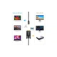 Кабель мультимедийный USB-C to VGA M 1.8m black Choetech - изображение 3