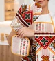 Кухонний набір бавовняний "Карпатський орнамент" 4 предмета - зображення 3