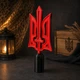 Наконечник Трезубец на флаг с мечом, верхушка для флага на флагшток Красно-черный - изображение 2