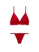 Комплект белья (лиф + трусики стринги) Victoria's Secret (251678751342) Limited-Edition PINK WinkTM Flirty Gift S красный - изображение 3