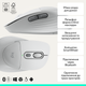 Миша Logitech Signature Comfort Plus M850L Wireless/Bluetooth White (910-007716) - зображення 2