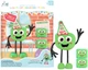 Набір для ванни Glo Pals святковий персонаж + 2 світячі кубики Зелений (0850016823168) - зображення 1