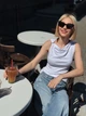 Хлопковый женский топ майка с открытыми плечами и драпировкой с брошью 46-48, Белый - изображение 3