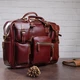 Дорожня сумка-портфель Vintage 14776 Бордова - зображення 8