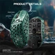 Игровая мышь ATTACK SHARK R5 Ultra Green (PAW3950MAX, 8000 Гц, 39 г, 2.4G/Bluetooth/USB-C) - изображение 8