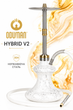 Кальян Oduman Hybrid V2 из нержавеющей стали 62см с диффузором - изображение 1