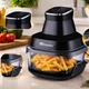 Аэрофритюрница аэрогриль Air Fryer Domotec MS-3228 с LED-экраном для жарки без масла 4600 Вт на 7 л - изображение 1