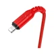 Дата кабель USB 2.0 AM to Lightning 1.0m 2.4A nylon X59 HOCO (m469401) - изображение 2