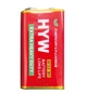 Батарейка HYW Крона 6LF229V 9В 9V Батарея Extra heavy duty Красная - изображение 2