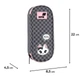 Пенал Kite Meow K26-599-13, 1 отделение, клапан с карманом на молнии, для девочки - изображение 3